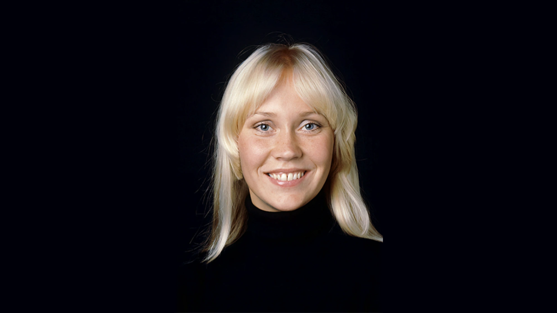 A silhouette of Agnetha